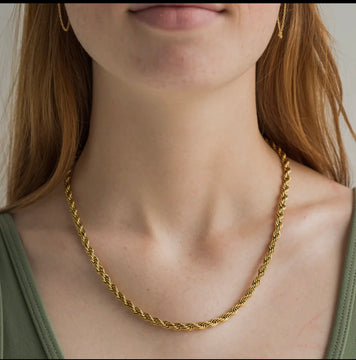 Twisted Gold Chain