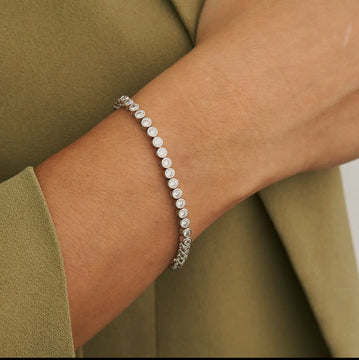 Silver Tennis Bracelet