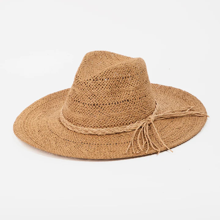 Natural Woven Beach Hat