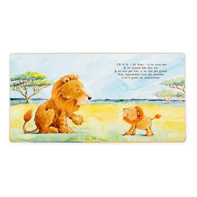 livre rory jellycat lion