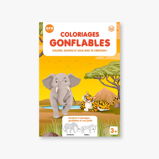 Coloriage gonflable 'Ara Créative' Licorne géante - La Fourmi creative