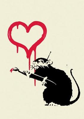 Chanel Fashion Rat Banksy Pop Art Graffiti Glam Wall Art