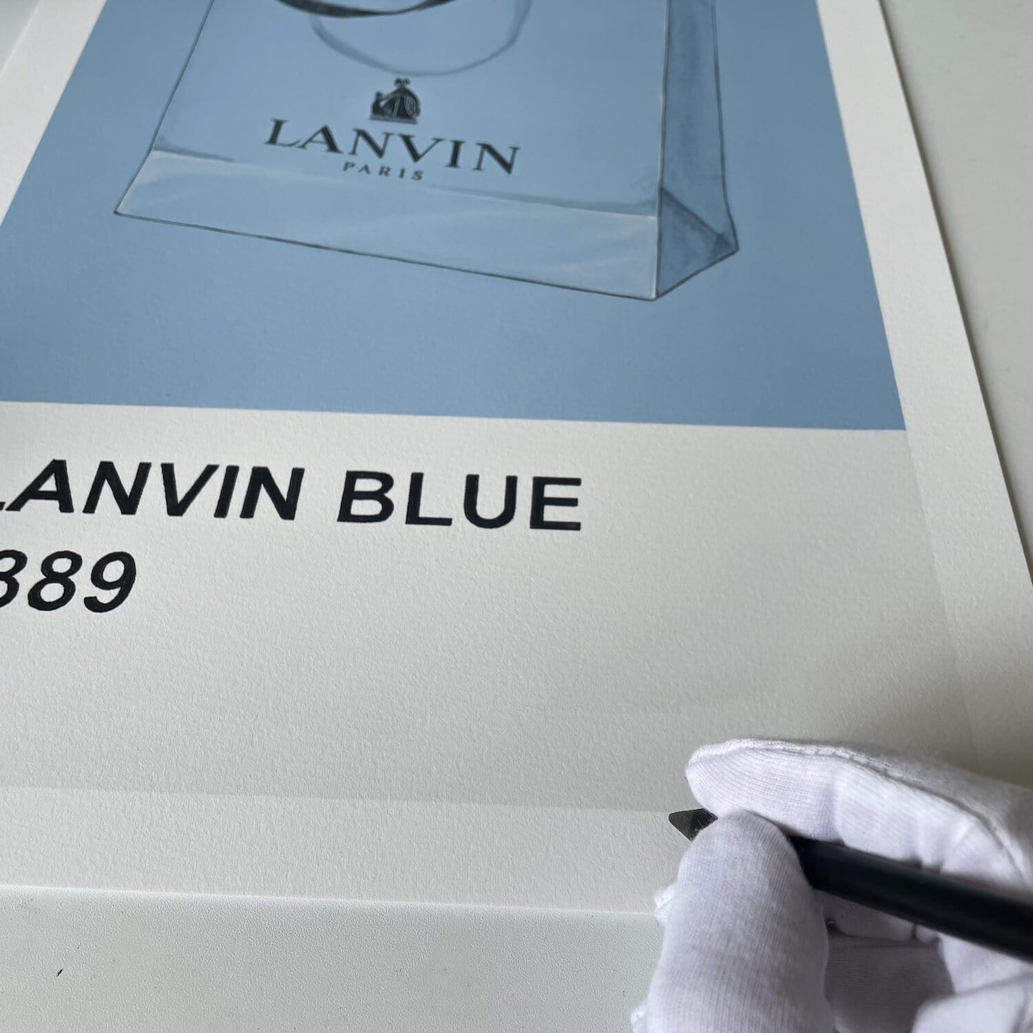 Lanvin Blue by Anne-Marie Ellis - Artwork - Art Republic