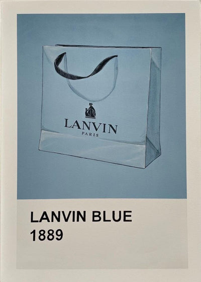 Lanvin Blue by Anne-Marie Ellis - Art Print - Art Republic