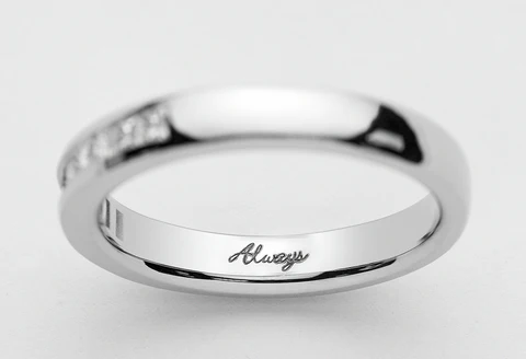 "Always" script ring