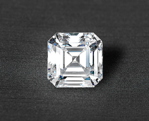 Loose asscher cut diamond