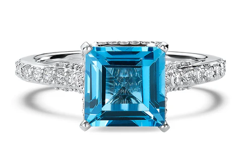 blue topaz ring