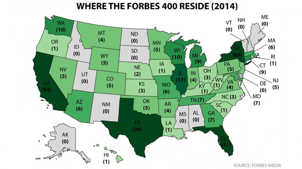 Where the richest Americans live