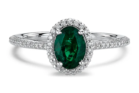 emerald engagement ring