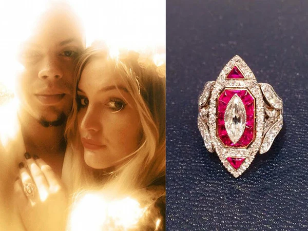 Ashlee Simpson engagement ring