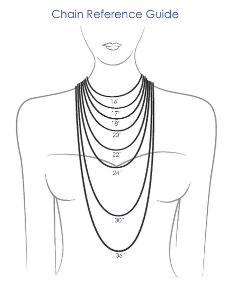 necklace chain lengths
