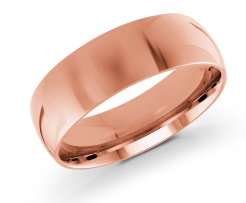 comfort fit wedding ring