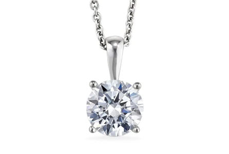 diamond solitaire pendant