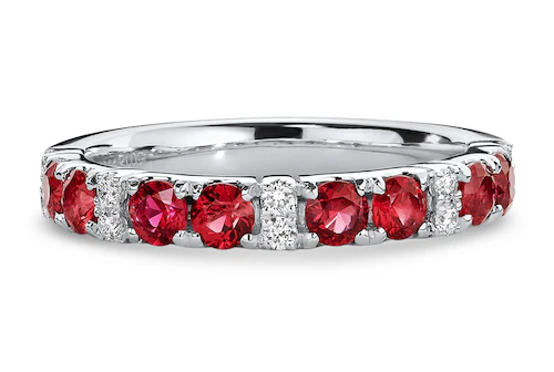 ruby and diamond ring