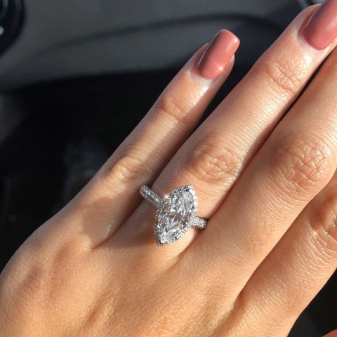 marquise engagement ring