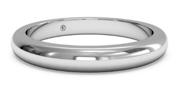 polished finish wedding ring