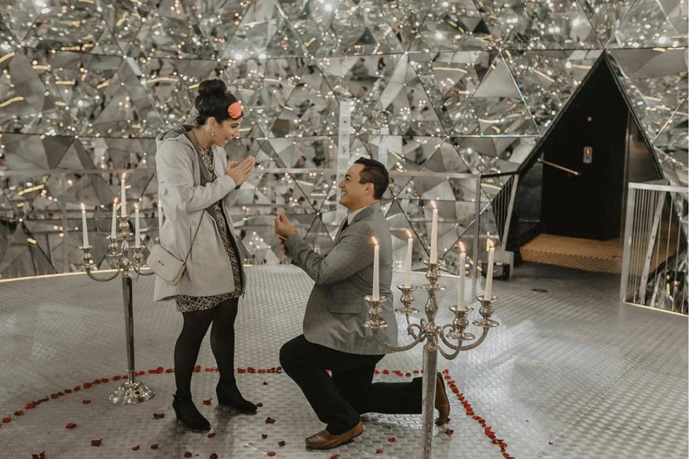 proposal at swarovski museum