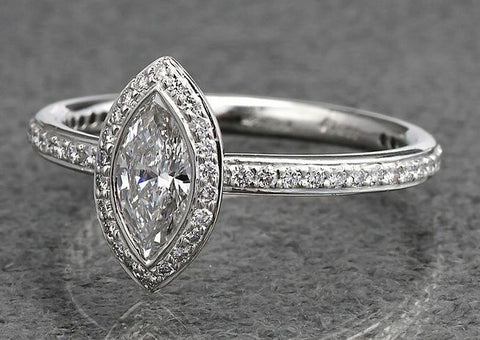 marquise diamond engagement ring