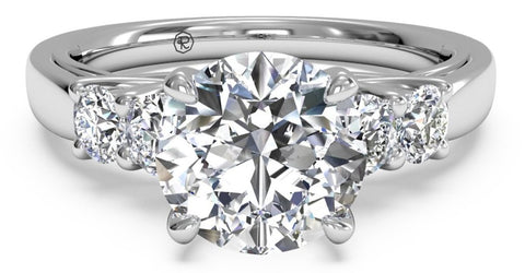 Trellis engagement ring