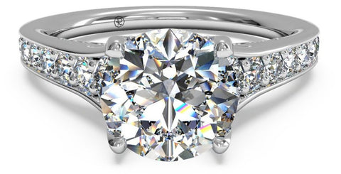 tapered engagement ring