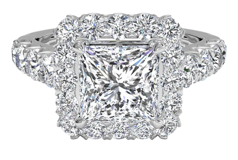 Princess Cut Diamond Engagement Ring