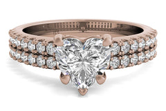 Rose Gold Engagement Ring 