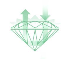 Ideal Cut Diamond 
