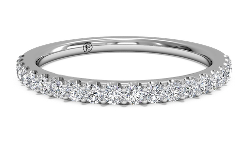 thin diamond wedding ring