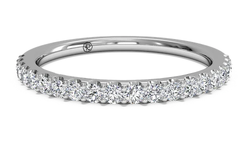 thin diamond wedding ring