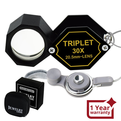 15x Jewelry Loupe Magnifier 20.5mm Triplet Lens Optical Glass – Gain  Express Wholesale Deals
