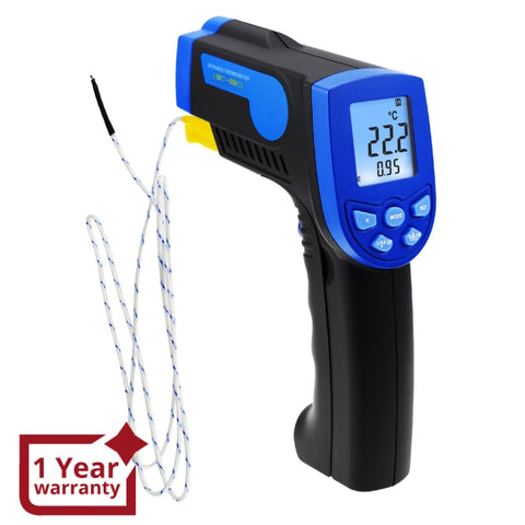 K-Type Thermometer with Thermocouple Sensor 1300°C (2372°F) °C, °F & K –  Gain Express