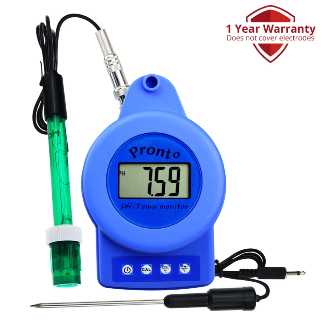 pH Meter Temperature Monitor WaterQuality Pool – Gain