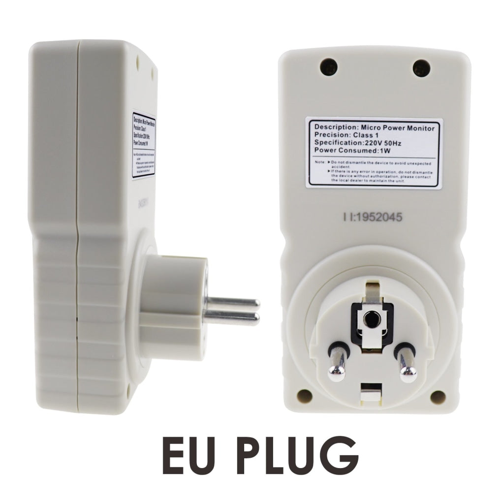 Electricity usage monitor 220v outlet Background