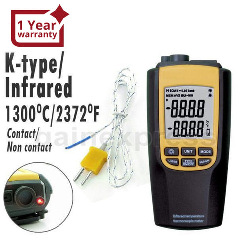 THE-315_2P Digital Thermocouple Temperature K Type Thermometer with 4 –  Gain Express