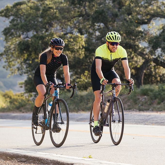 road cyclists wearing giro Isode bicycle helmet