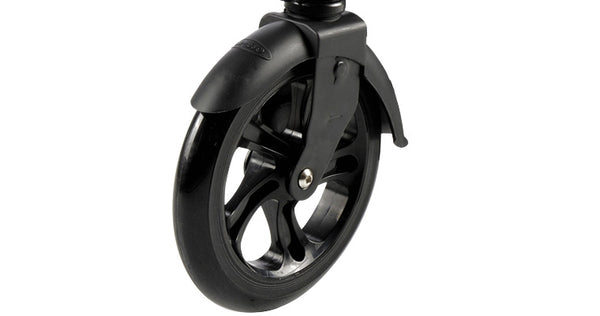 micro white black kick scooter wheel