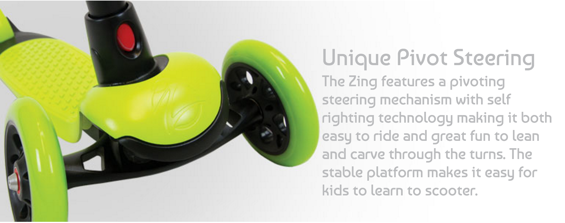 Zycom Zing 3 Wheel Kick Scooter for children Feature 1