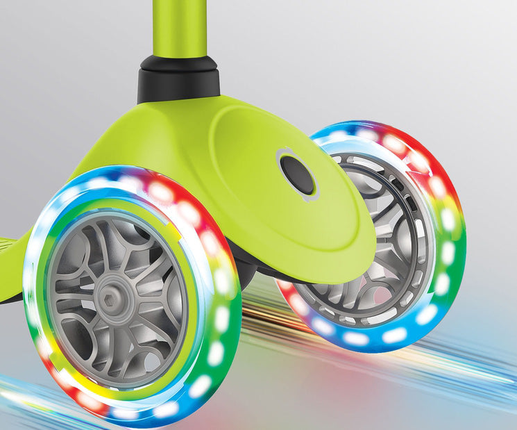 Globber LED wheels accessories for kids - light-up scooter wheels