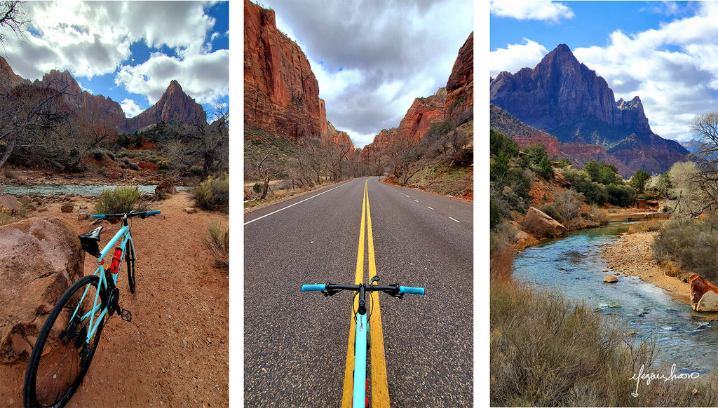 Compilation 1 zion national park guide to riding your bike through the park by traveling artist cyclist blogger meganaroon