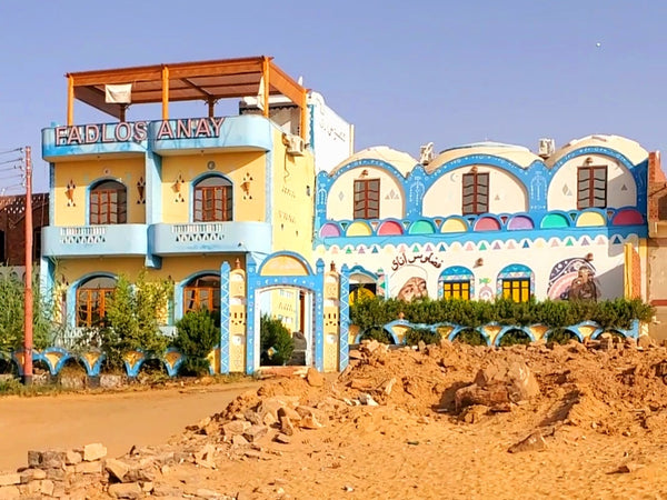 colorful beauty of an aswan nubian village in egypt photo by traveling artist blogger meganaroon (2)