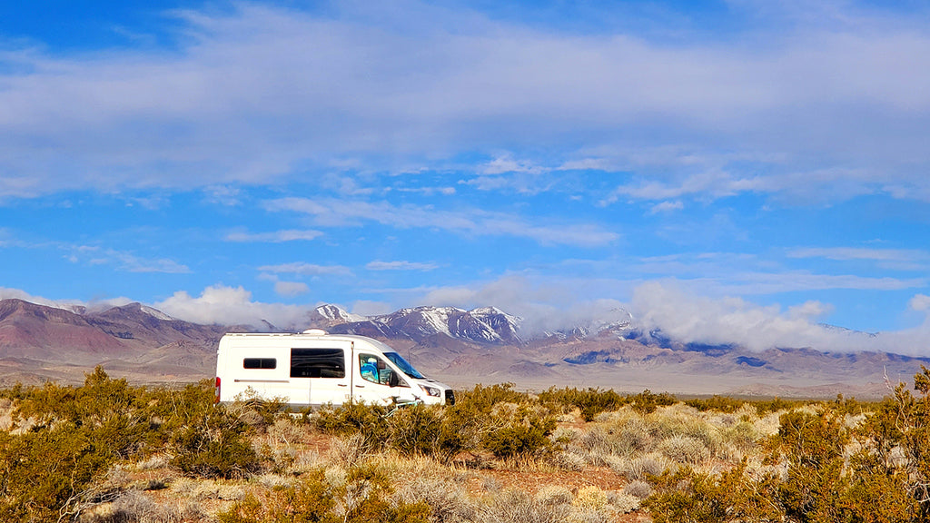 solo female van life photos of dispersed camping sites found on ioverlander app death valley national park by traveling artist blogger cyclist meganaroon (12)
