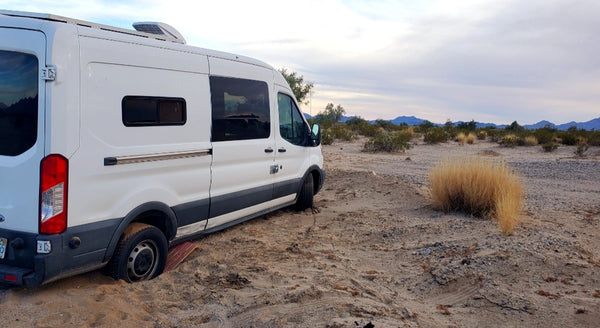 well it was bound to happen i got my van stuck really bad in some sand and needed help pulling it out (2)