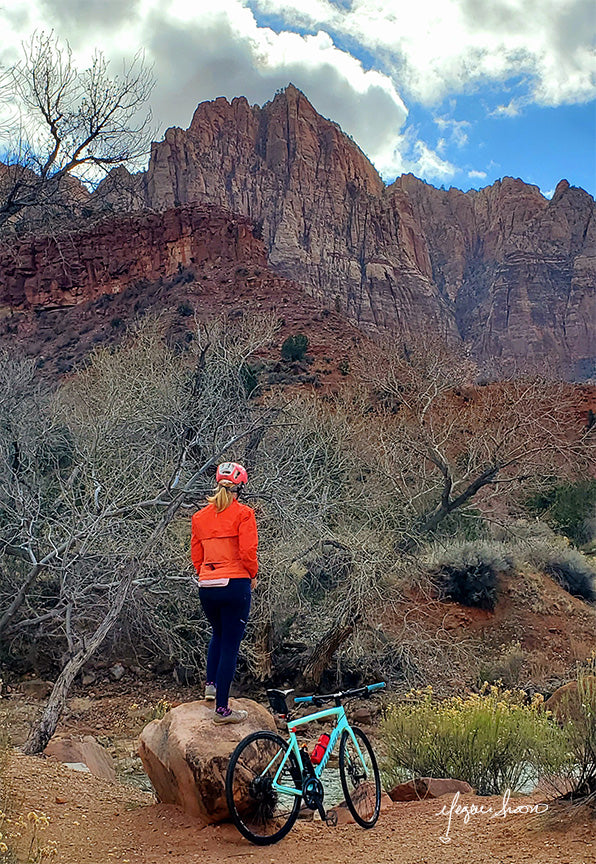 zion national park guide to riding your bike through the park by traveling artist cyclist blogger meganaroon (2)