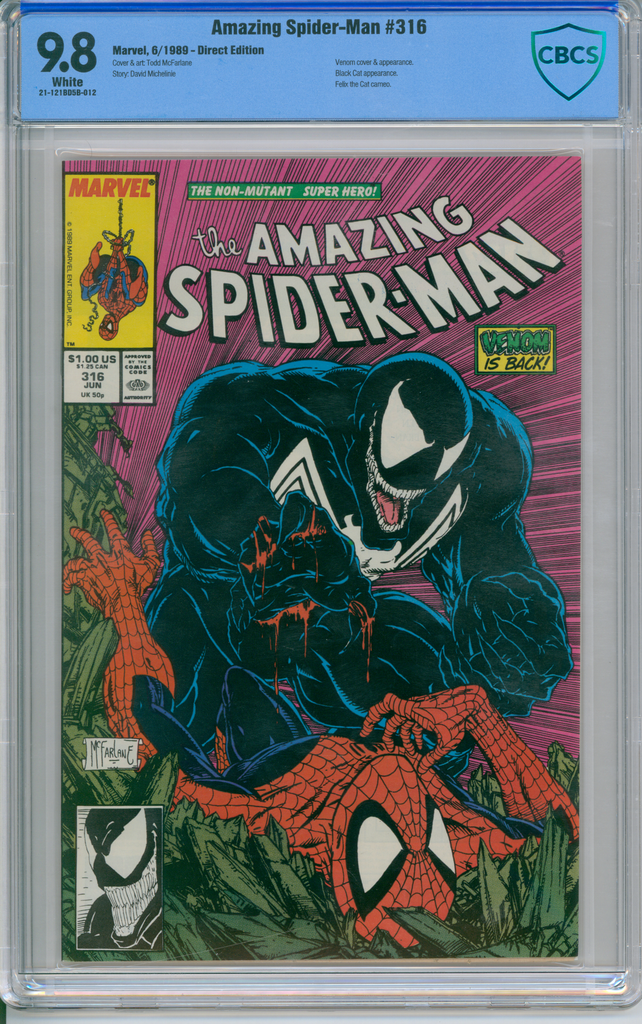 Amazing Spider-Man #316 CBCS  – Big Ben's Comix Oasis