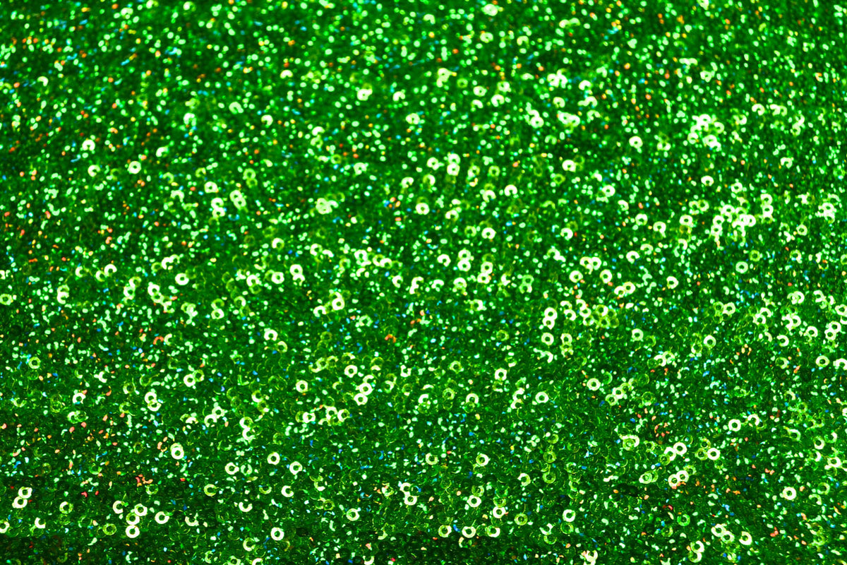 Kelly Green Holographic Sequin, 4 Way Stretch – Make Your Own Dance Costume