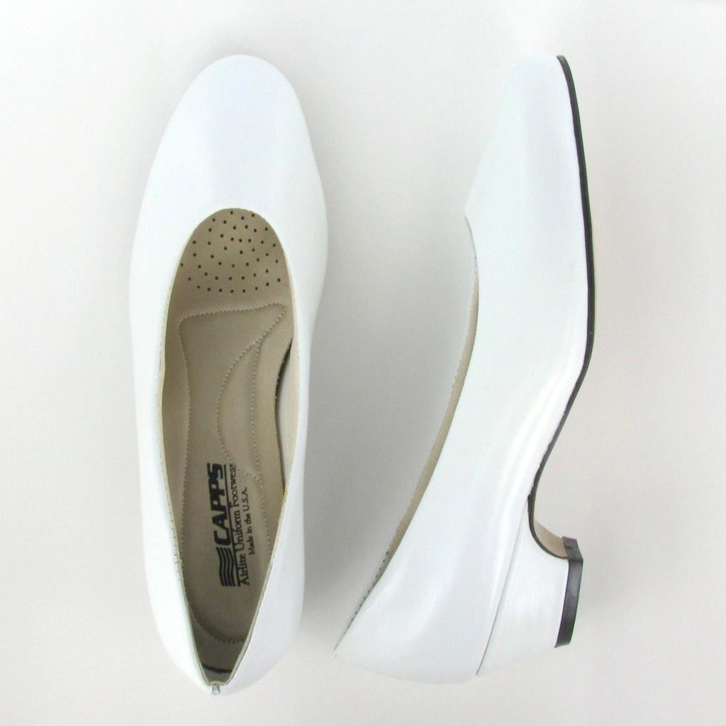 white low heel