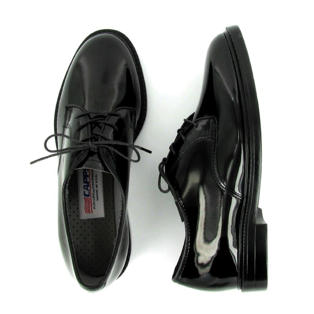 shiny shoes black