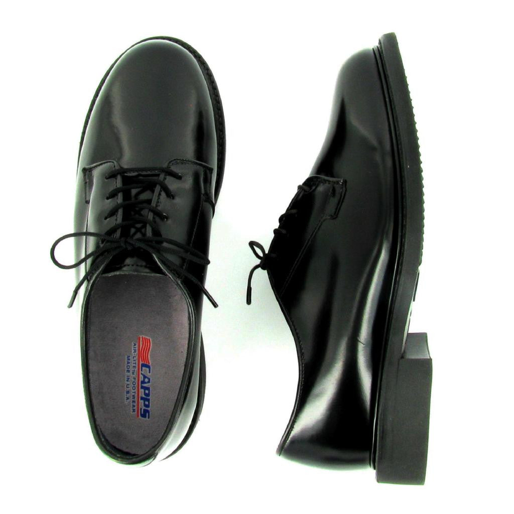 black leather oxfords womens