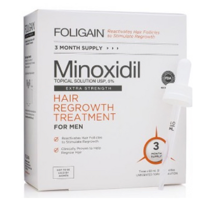 FOLIGAIN MINOXIDIL HAIR TREATMENT For Men 3 - 6 - 12 Month Supply – performancelabgroup