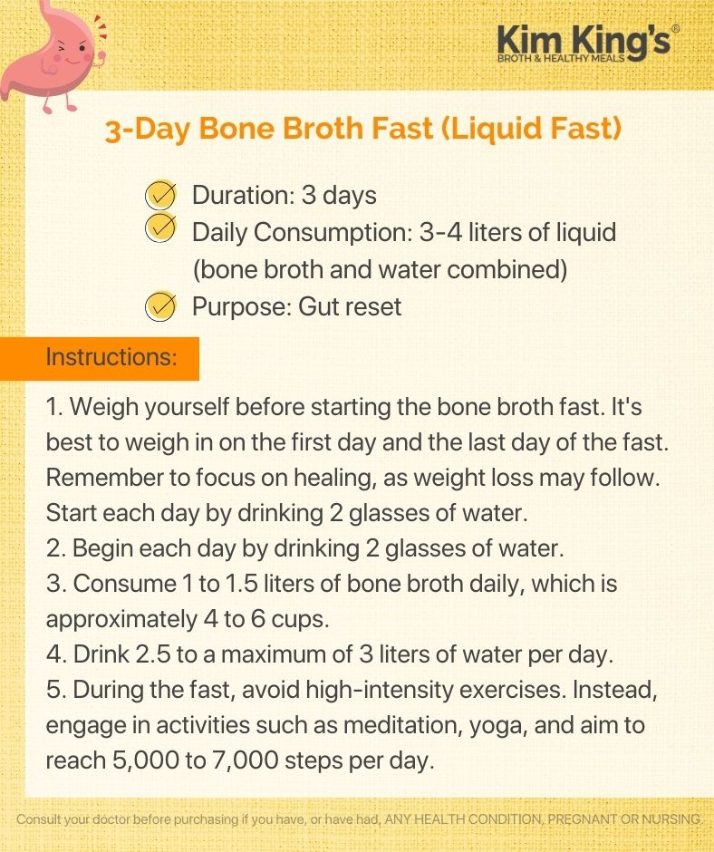 Broth Fast Instructions and FAQ